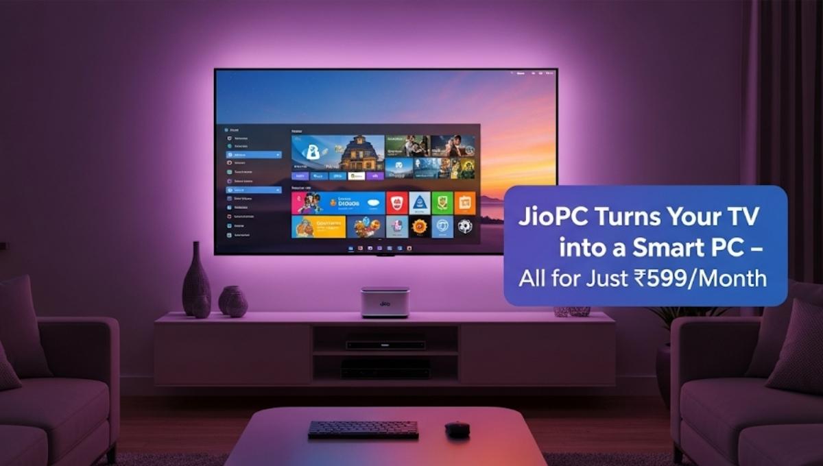 JioPC Turns Your TV into a Smart PC