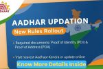 Aadhaar Updation New Rules Rollout in India 2025