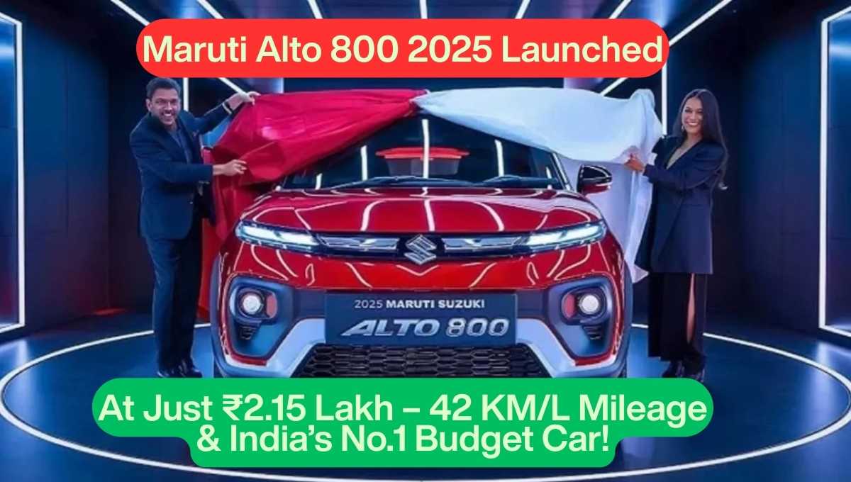 Maruti Alto 800 2025 Launched